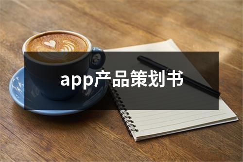 app產(chǎn)品策劃書