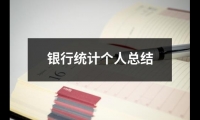 關于銀行統計個人總結