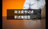 關于政法委書記述職述廉報告