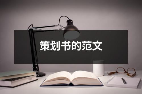 策劃書(shū)的范文