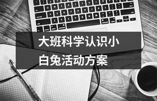 大班科學認識小白兔活動方案