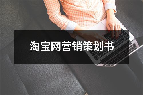 淘寶網營銷策劃書