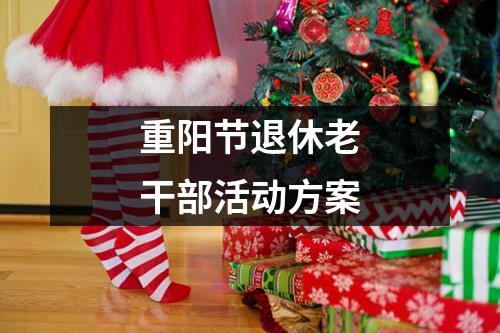 重陽節退休老干部活動方案