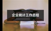 關于企業(yè)統(tǒng)計工作總結(jié)（共18篇）