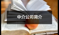 關(guān)于中介公司簡介