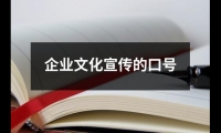 關(guān)于企業(yè)文化宣傳的口號