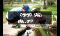 關(guān)于《匆匆》讀后感650字